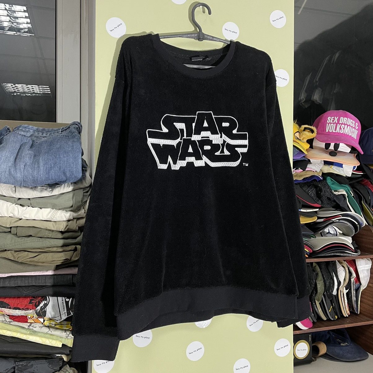 Vintage Vintage 90s Star Wars Graphic Sweatshirt Oversized Grunge L Size US L / EU 52-54 / 3 - 2 Thumbnail