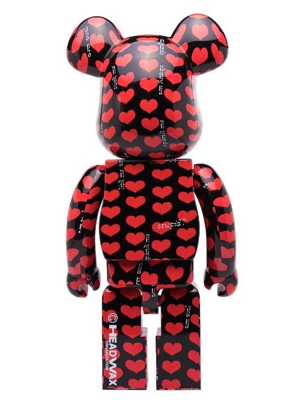 Medicom Toy Bearbrick Black Heart 1000% figure Size ONE SIZE - 3 Thumbnail