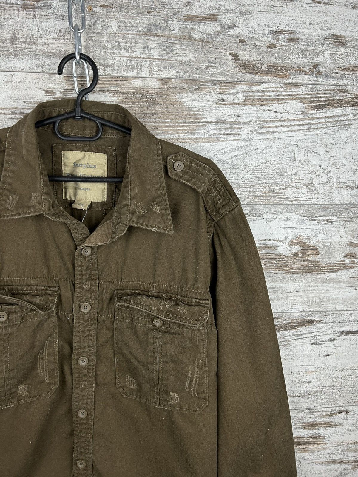 Vintage Mens Vintage Surplus Brown shirts button up streetwear rare Size US XXL / EU 58 / 5 - 3 Thumbnail