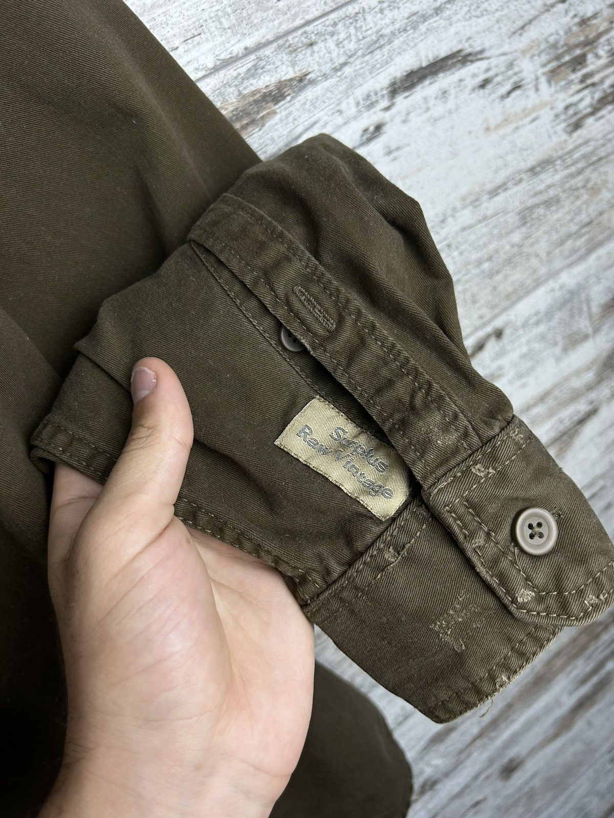 Vintage Mens Vintage Surplus Brown shirts button up streetwear rare Size US XXL / EU 58 / 5 - 10 Thumbnail