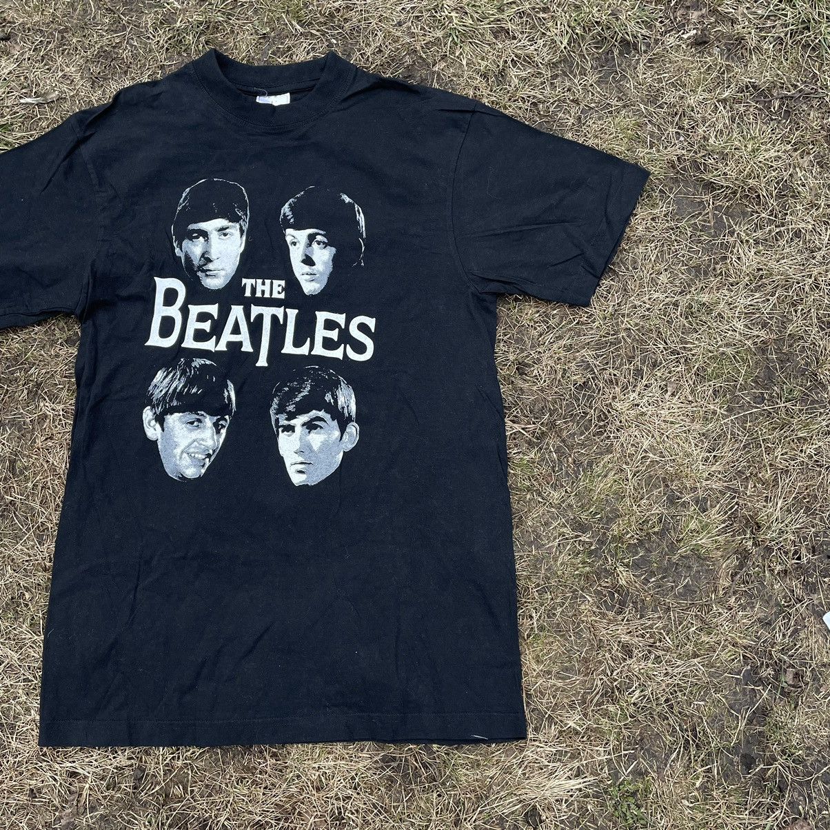 Vintage Vintage 90s Beatles Band Tee Graphic Faded Streetwear Boxy L Size US L / EU 52-54 / 3 - 2 Thumbnail