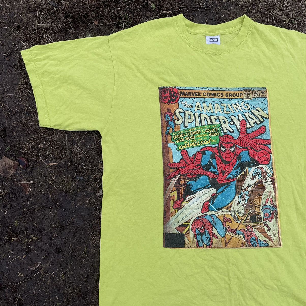 Cartoon Network Vintage Y2K Tee Marvel Spider Man Face Humor L Size US L / EU 52-54 / 3 - 3 Thumbnail