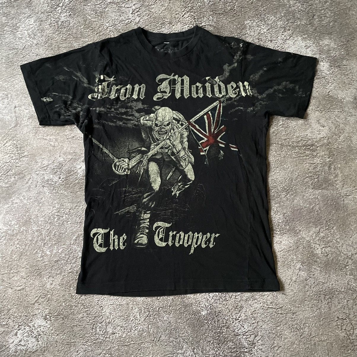 Vintage Vintage Y2K Iron Maiden Band Tee Sun Faded Grunge Relaxed M Size US M / EU 48-50 / 2 - 2 Thumbnail