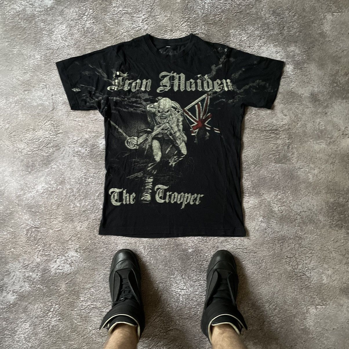 Vintage Vintage Y2K Iron Maiden Band Tee Sun Faded Grunge Relaxed M Size US M / EU 48-50 / 2 - 1 Thumbnail