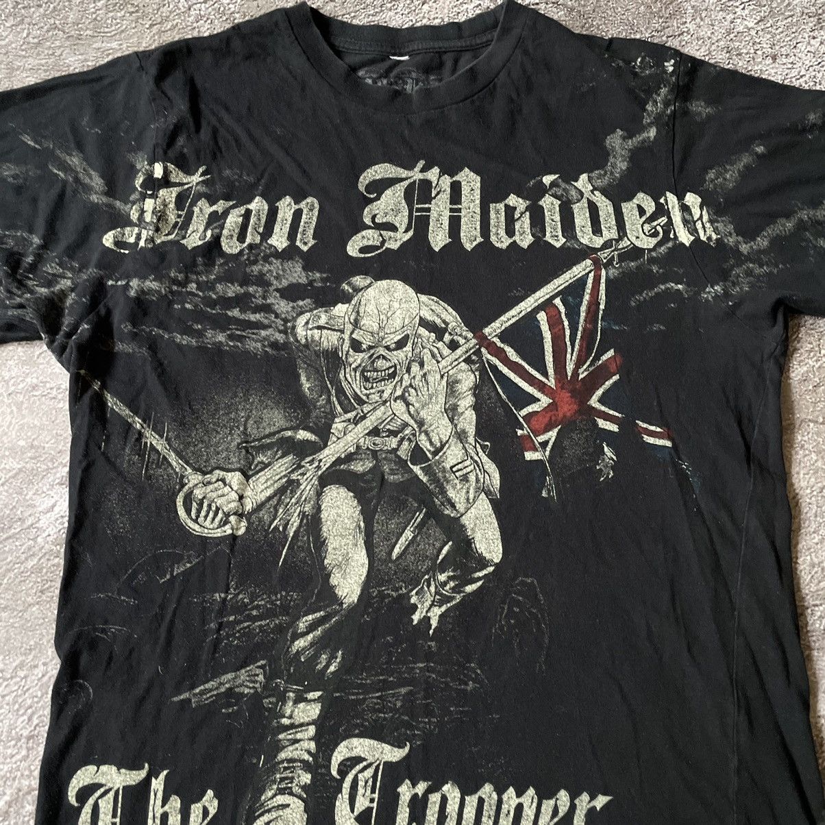 Vintage Vintage Y2K Iron Maiden Band Tee Sun Faded Grunge Relaxed M Size US M / EU 48-50 / 2 - 5 Thumbnail