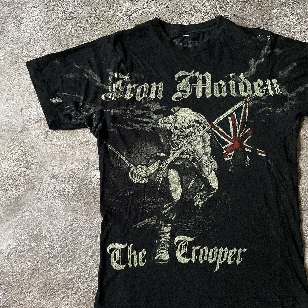 Vintage Vintage Y2K Iron Maiden Band Tee Sun Faded Grunge Relaxed M Size US M / EU 48-50 / 2 - 4 Thumbnail