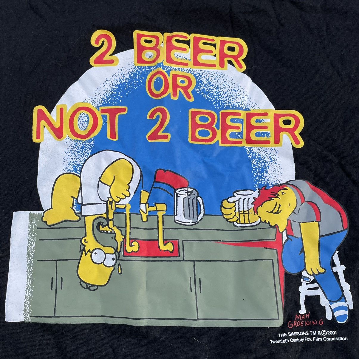 Vintage Vintage 90s Bart Simpson Faded Graphic Tee Streetwear Boxy L Size US L / EU 52-54 / 3 - 5 Thumbnail