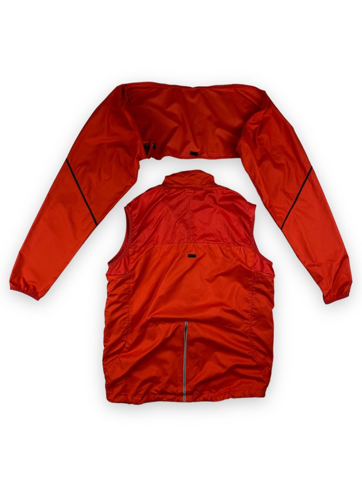 Nike × Vintage Vintage Nike Drill Bomber Jacket Windbreaker Vest Size US M / EU 48-50 / 2 - 3 Thumbnail
