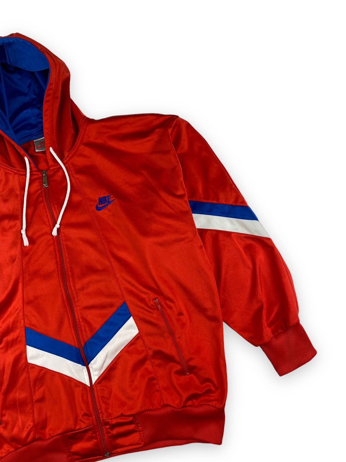 Nike × Vintage Mens Vintage Nike Bomber Light Track Jacket Size L Size US L / EU 52-54 / 3 - 7 Thumbnail