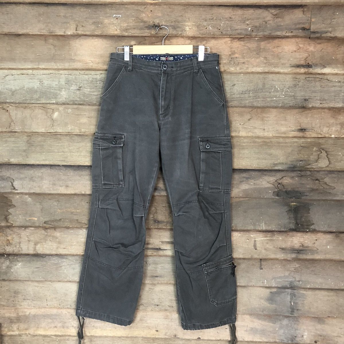 image of Cargo Pants Sunny Clouds Multipocket Seditionaries Style920 in Black, Men's (Size 28)