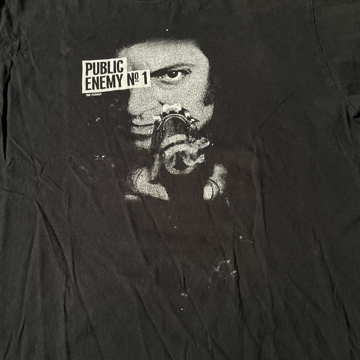 Vintage Vintage 90s Public Enemy Graphic Tee Grunge Streetwear L Size US L / EU 52-54 / 3 - 6 Thumbnail