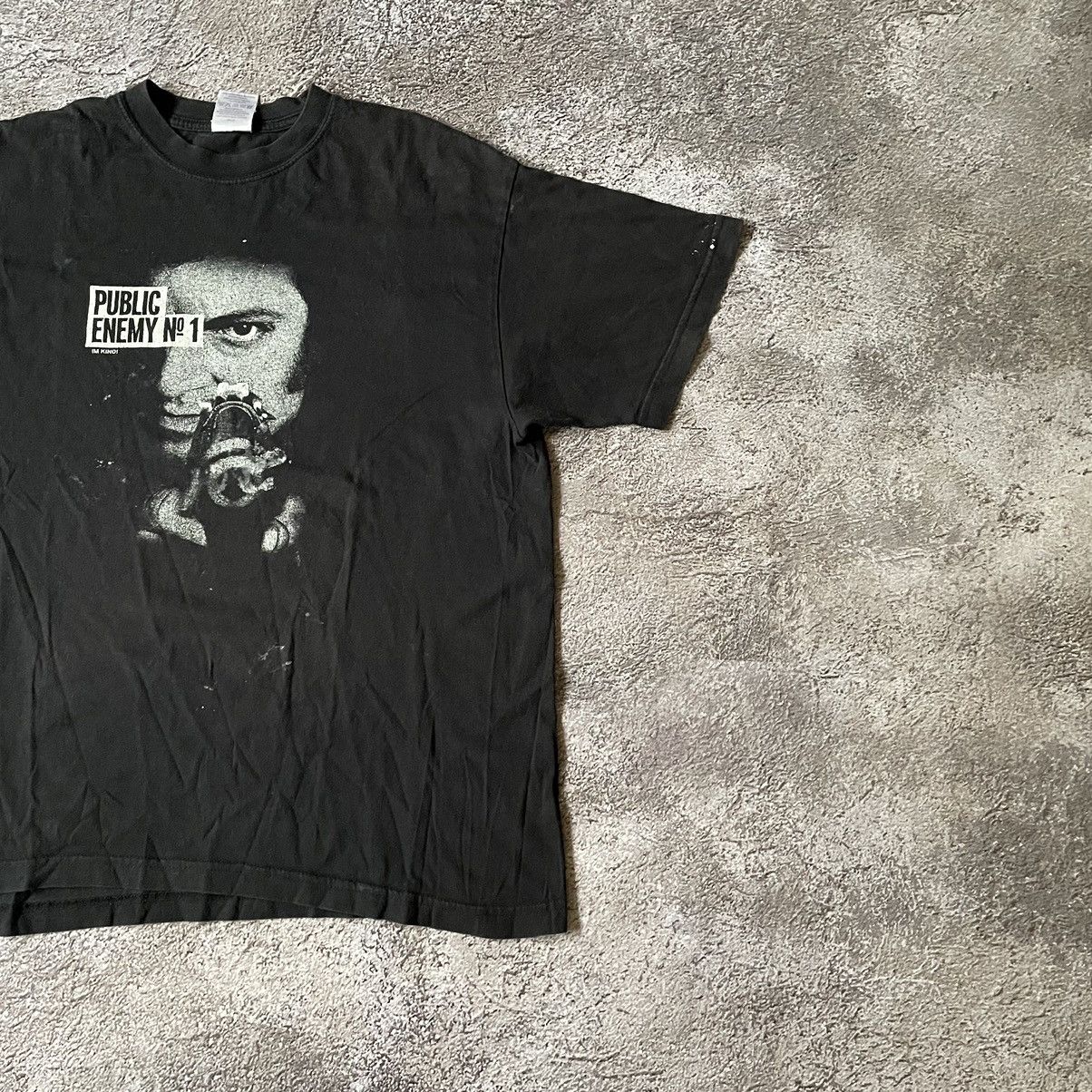 Vintage Vintage 90s Public Enemy Graphic Tee Grunge Streetwear L Size US L / EU 52-54 / 3 - 2 Thumbnail