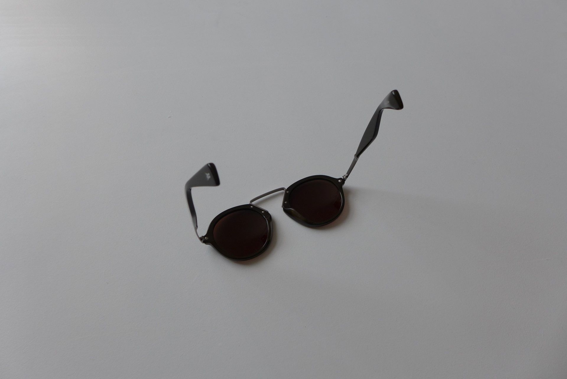 Yohji Yamamoto Yohji Yamamoto YY5009 Sunglasses - Dark Brown Acetate Size ONE SIZE - 1 Thumbnail