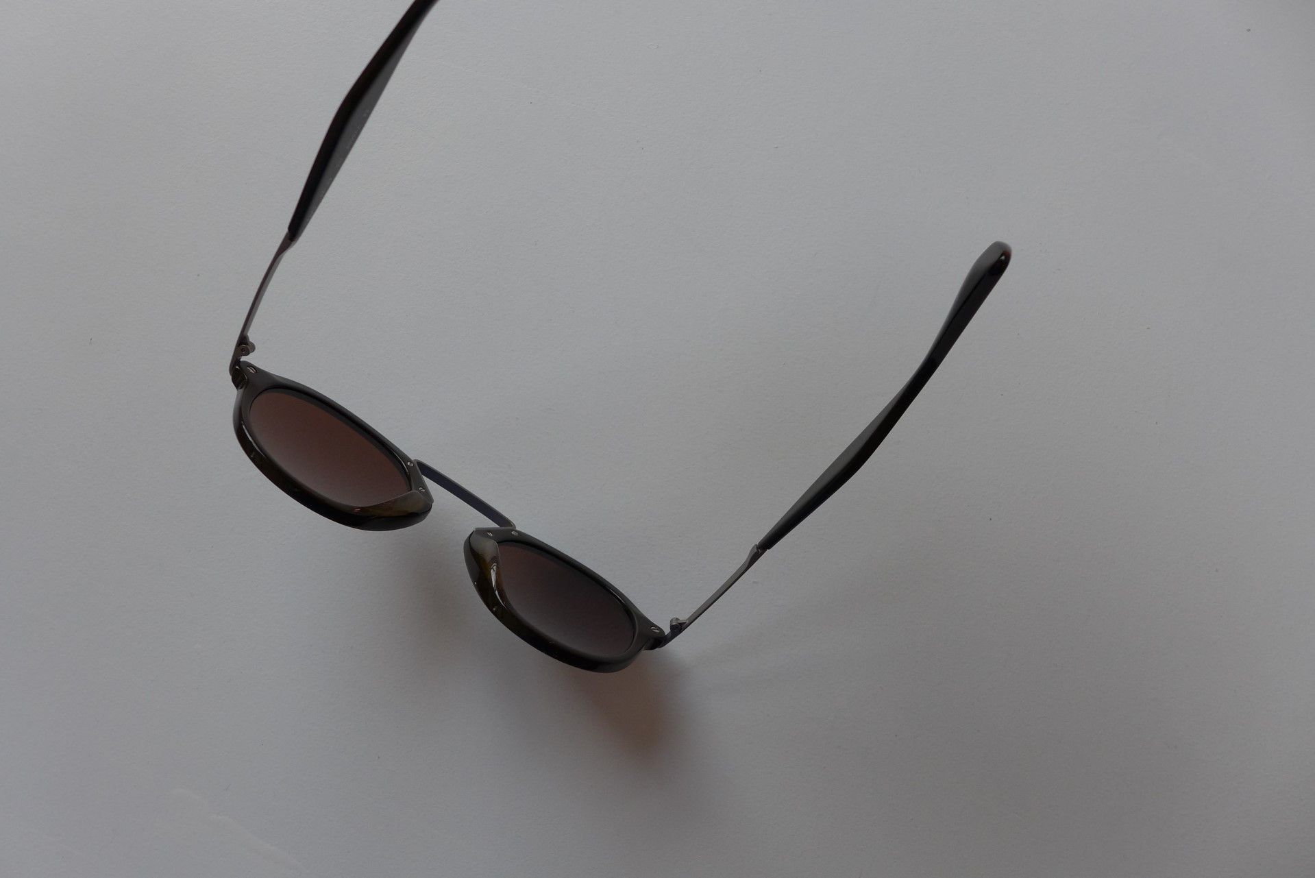 Yohji Yamamoto Yohji Yamamoto YY5009 Sunglasses - Dark Brown Acetate Size ONE SIZE - 9 Thumbnail