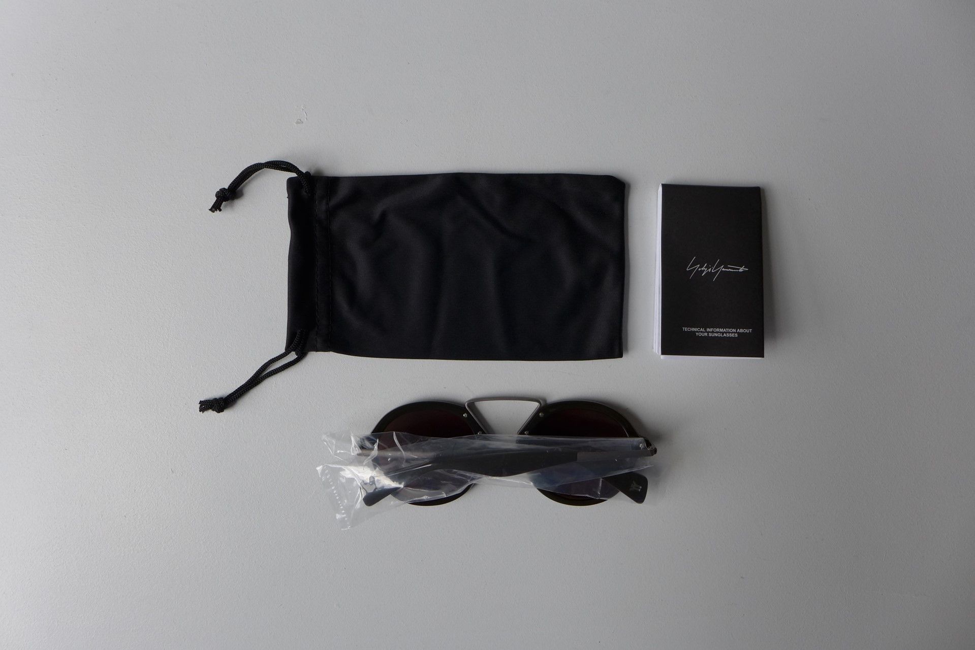 Yohji Yamamoto Yohji Yamamoto YY5009 Sunglasses - Dark Brown Acetate Size ONE SIZE - 3 Thumbnail