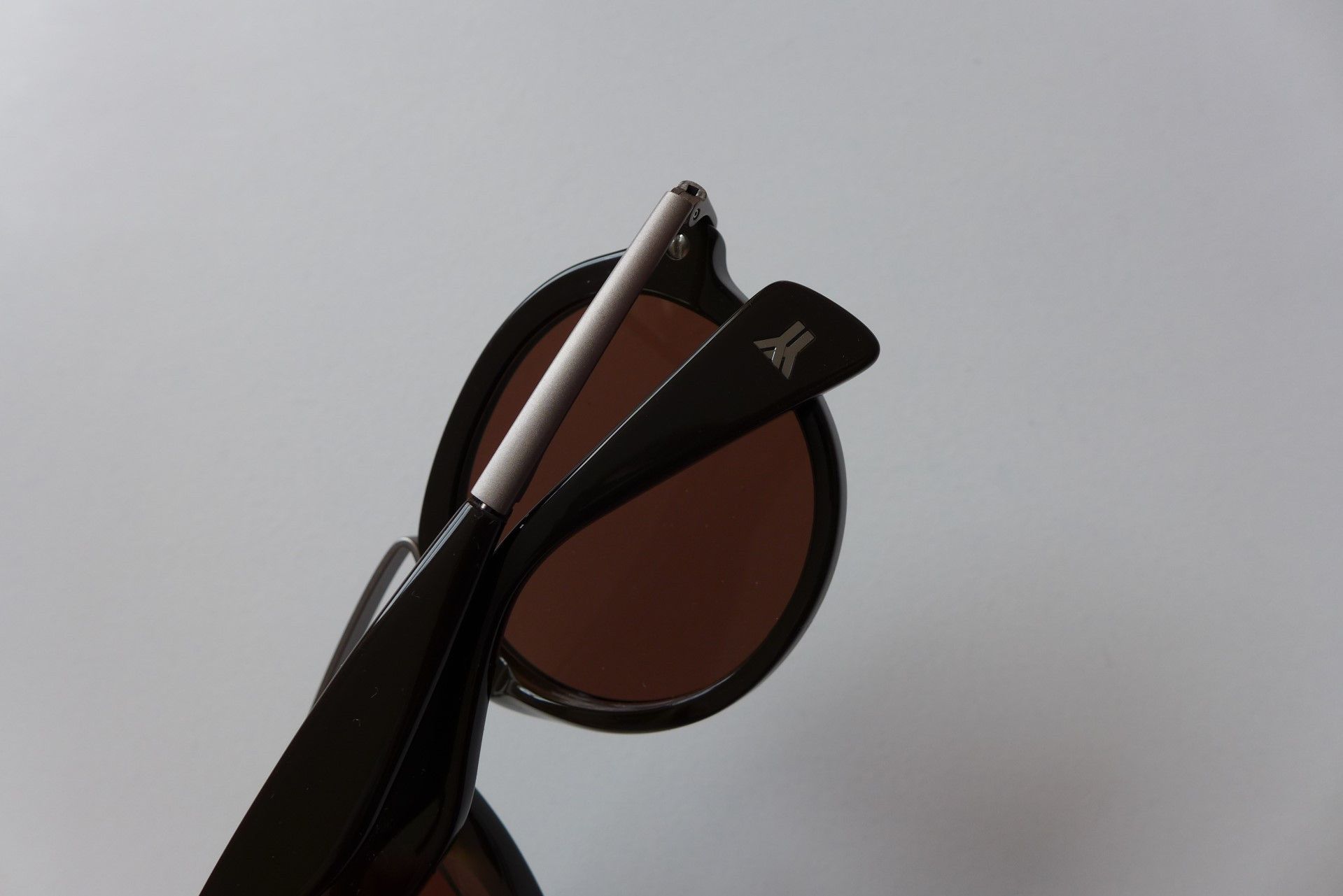 Yohji Yamamoto Yohji Yamamoto YY5009 Sunglasses - Dark Brown Acetate Size ONE SIZE - 8 Thumbnail