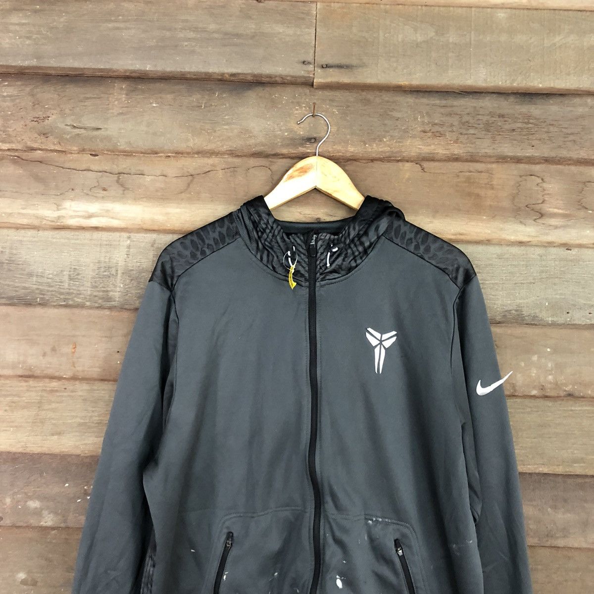 DL Nike worn black mamba kobe bryant Black Sweater #3263