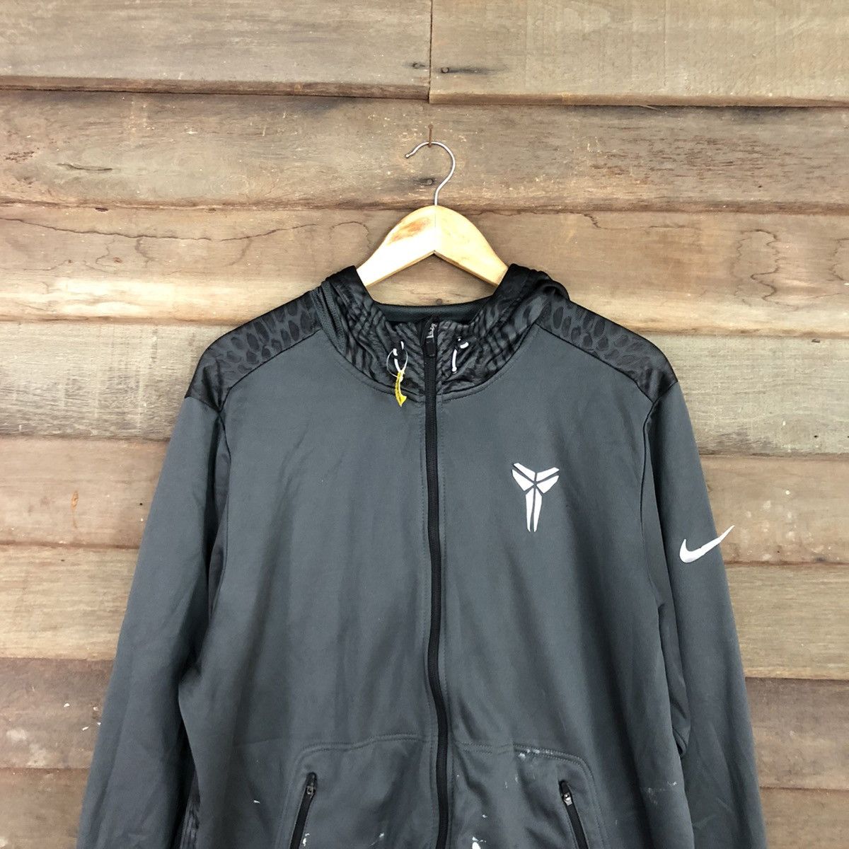 DL Nike worn black mamba kobe bryant Black Sweater #3263