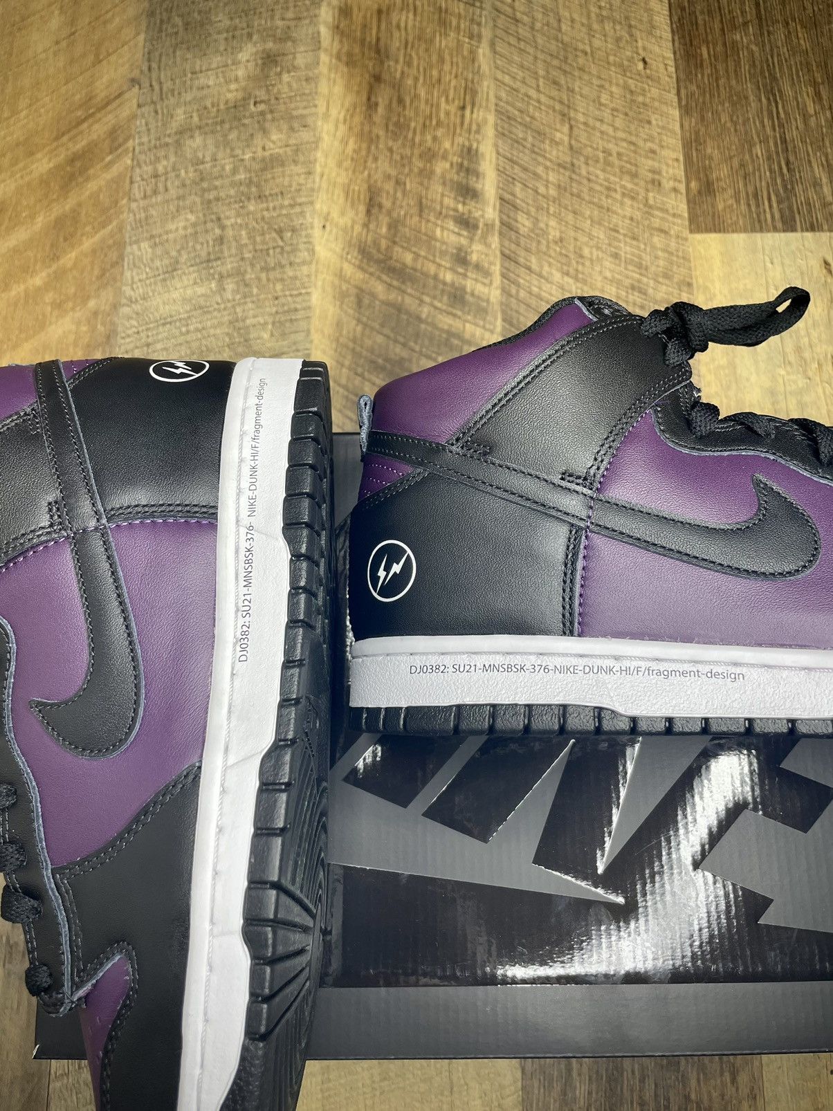 Fragment Design × Nike Nike Dunk High Fragment Design Beijing 2021 Size US 9.5 / EU 42-43 - 2 Thumbnail