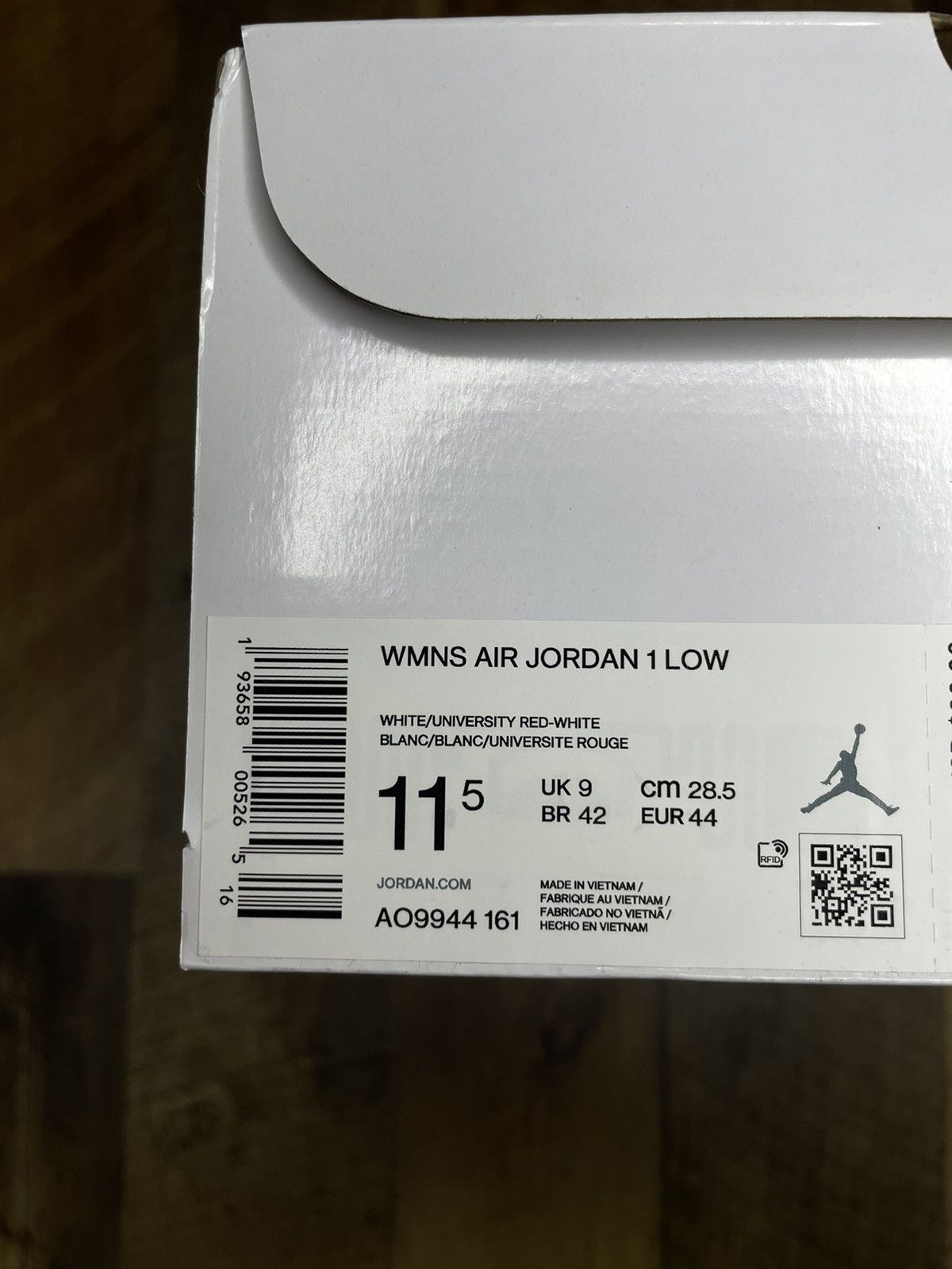 Jordan Brand Air Jordan 1 low university red 2021 women Size US 11.5 / EU 44-45 - 6 Thumbnail
