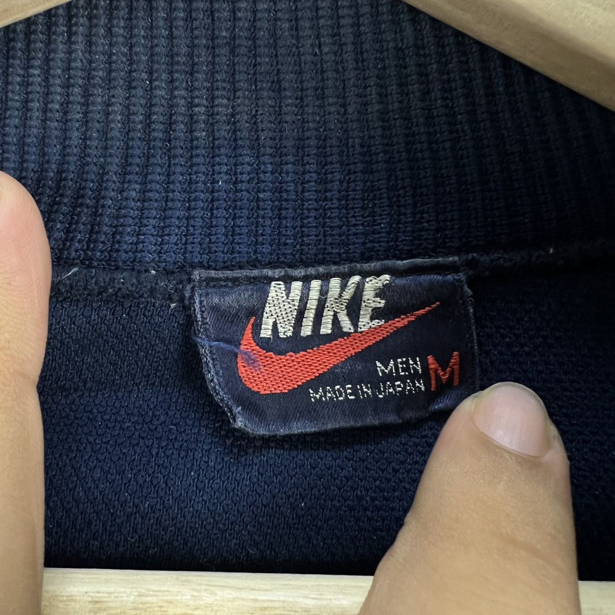 Nike VINTAGE NIKE ZIPPER JACKET BLUE TAG MADE IN JAPAN Size US M / EU 48-50 / 2 - 10 Thumbnail