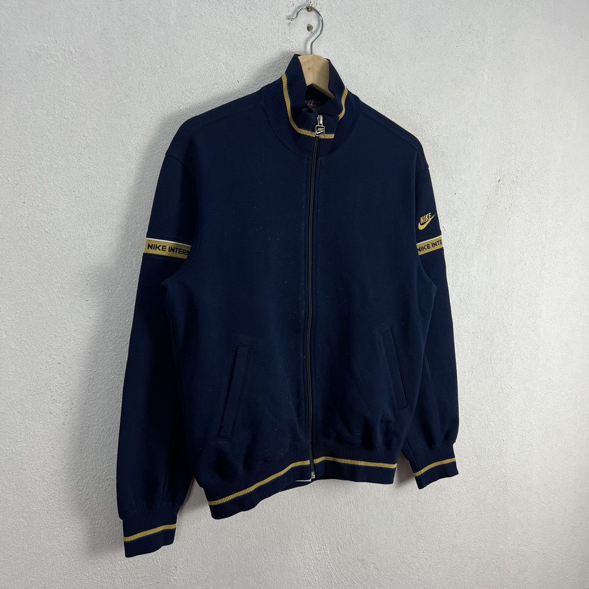 Nike VINTAGE NIKE ZIPPER JACKET BLUE TAG MADE IN JAPAN Size US M / EU 48-50 / 2 - 2 Thumbnail