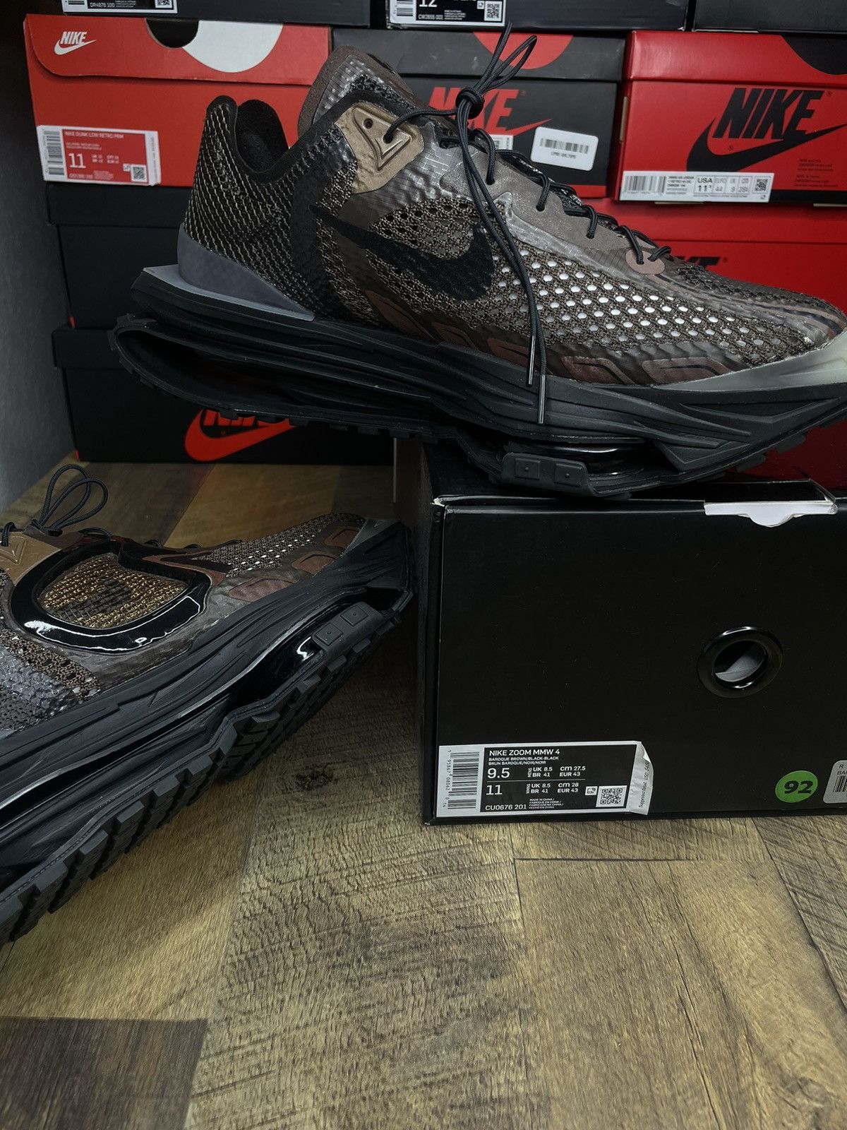 MMW × Nike Matthew M Williams x Zoom 004 baroque brown Size US 9.5 / EU 42-43 - 12 Thumbnail