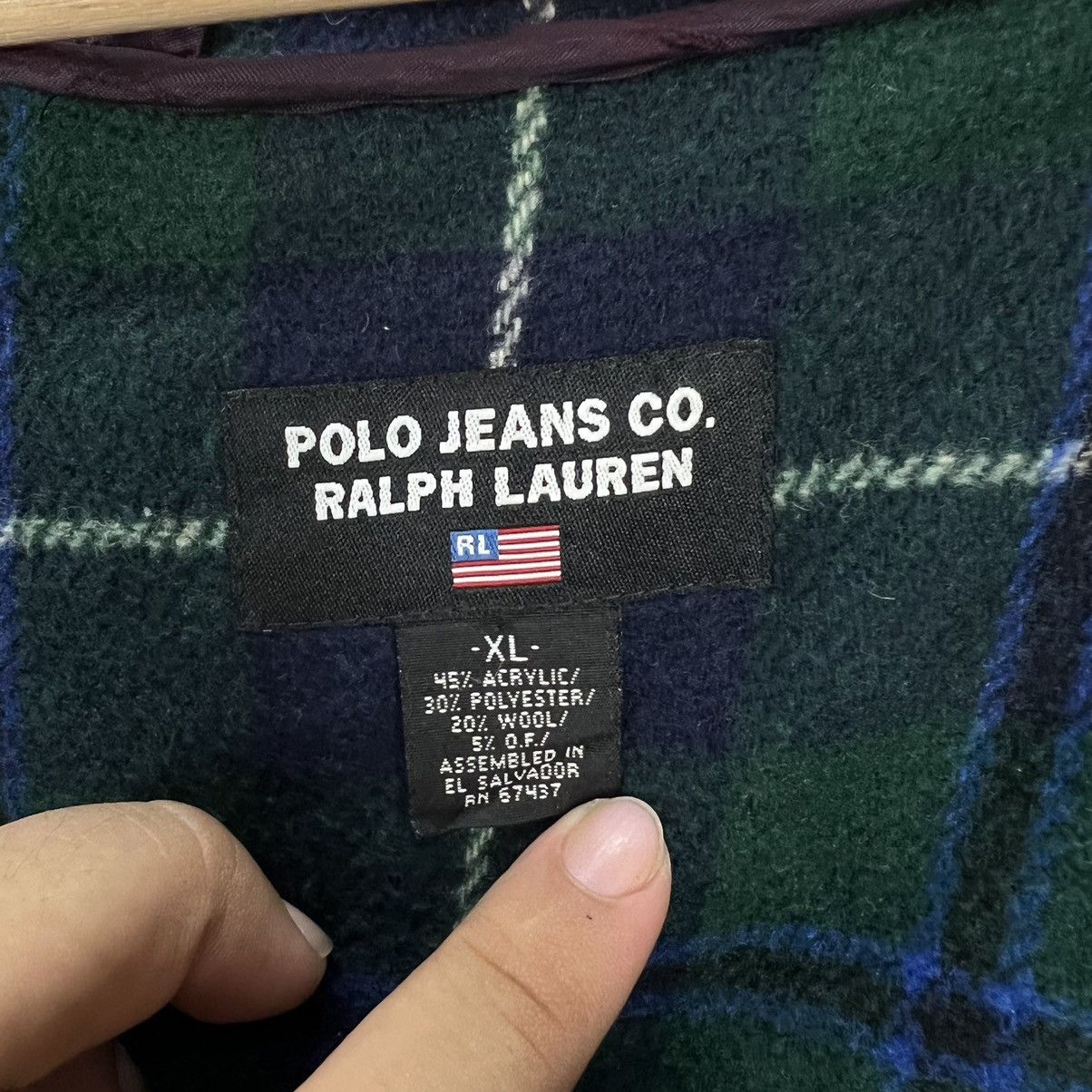 Ralph Lauren VINTAGE POLO JEANS CO. RALPH LAUREN DUFFLE COAT JACKET Size US XL / EU 56 / 4 - 10 Thumbnail