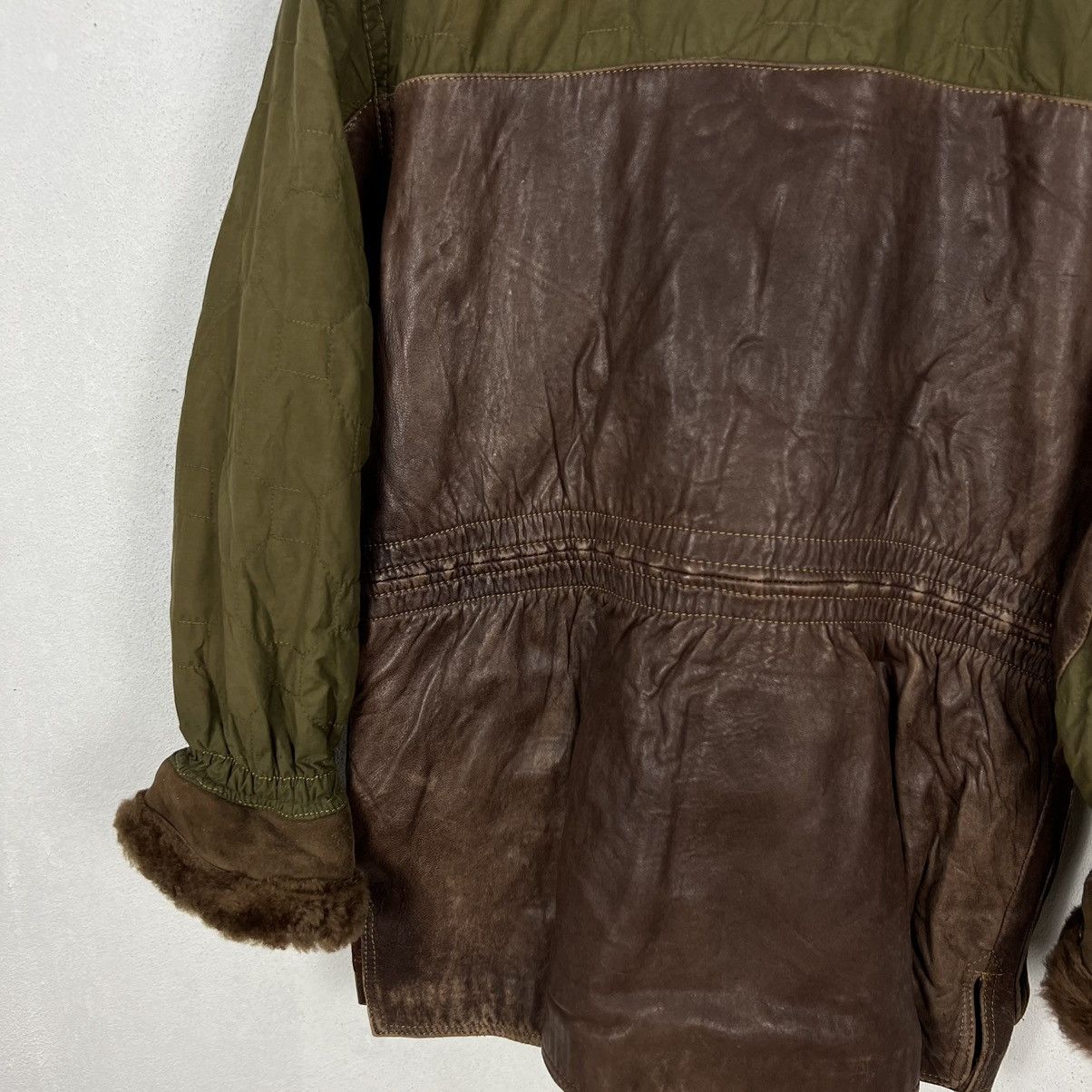 Japanese Brand VINTAGE HOWIE & SON MADE IN SPAIN SUIDE LEATHER JACKET Size US L / EU 52-54 / 3 - 12 Thumbnail