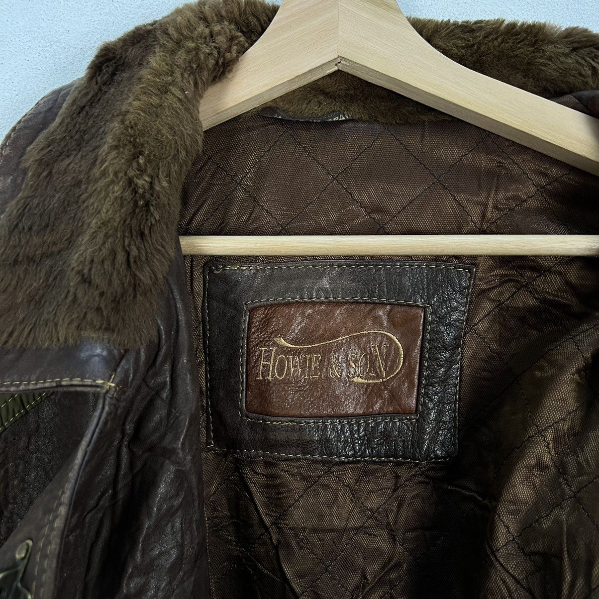 Japanese Brand VINTAGE HOWIE & SON MADE IN SPAIN SUIDE LEATHER JACKET Size US L / EU 52-54 / 3 - 15 Thumbnail