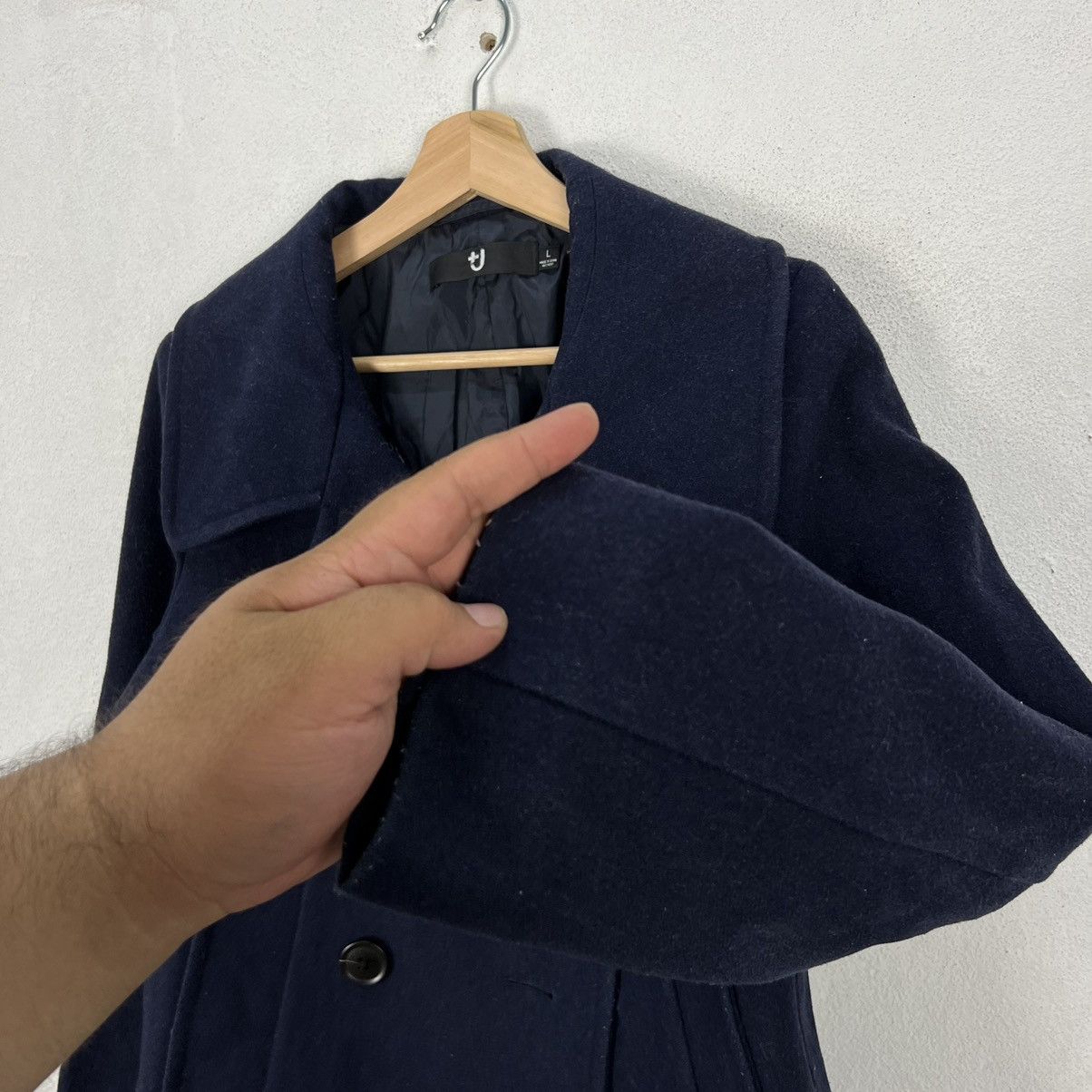Jil Sander RARE WOOL LONG JACKET J+ By JILL SANDER JAPAN Size US L / EU 52-54 / 3 - 6 Thumbnail