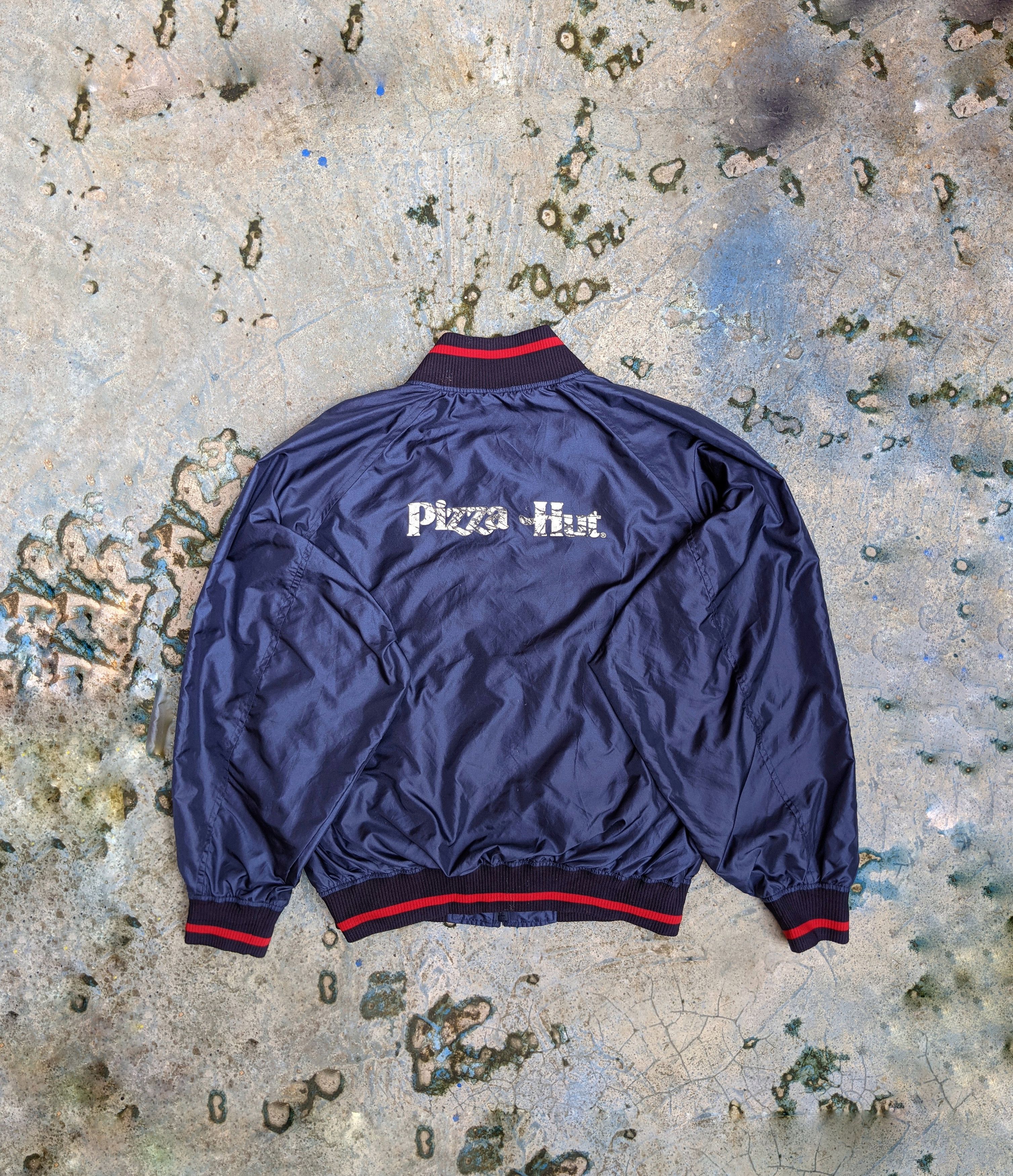 Vintage RARE💥 Vintage 90s Pizza Hut Jacket Size US L / EU 52-54 / 3 - 2 Thumbnail