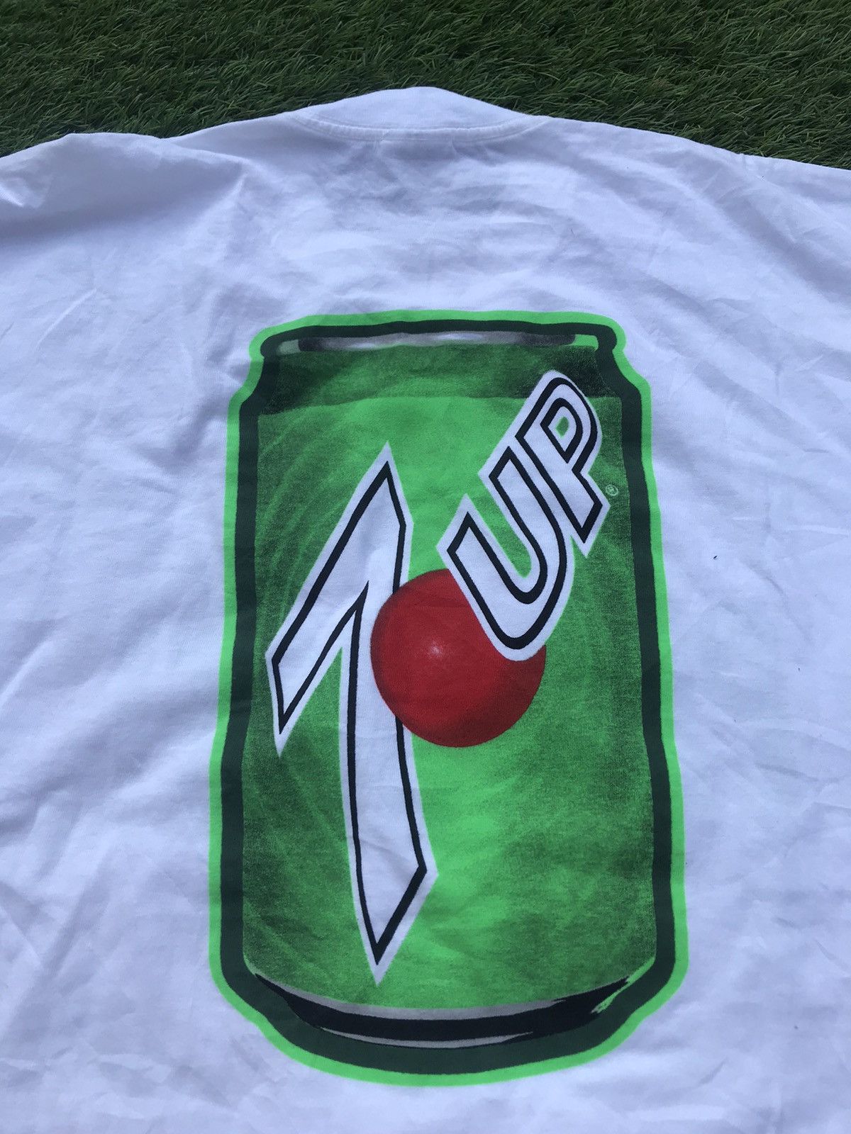 Vintage Vintage 7 UP promo t shirt Size US XL / EU 56 / 4 - 2 Thumbnail