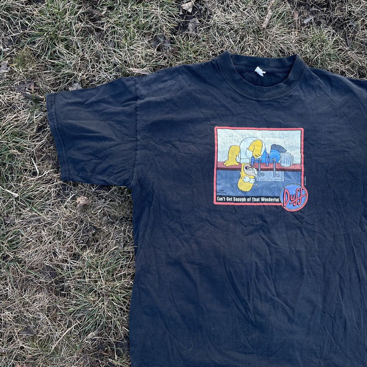 Band Tees Vintage Y2K The Simpsons Homer Art Beatles Rock Streetwear Size US L / EU 52-54 / 3 - 3 Thumbnail