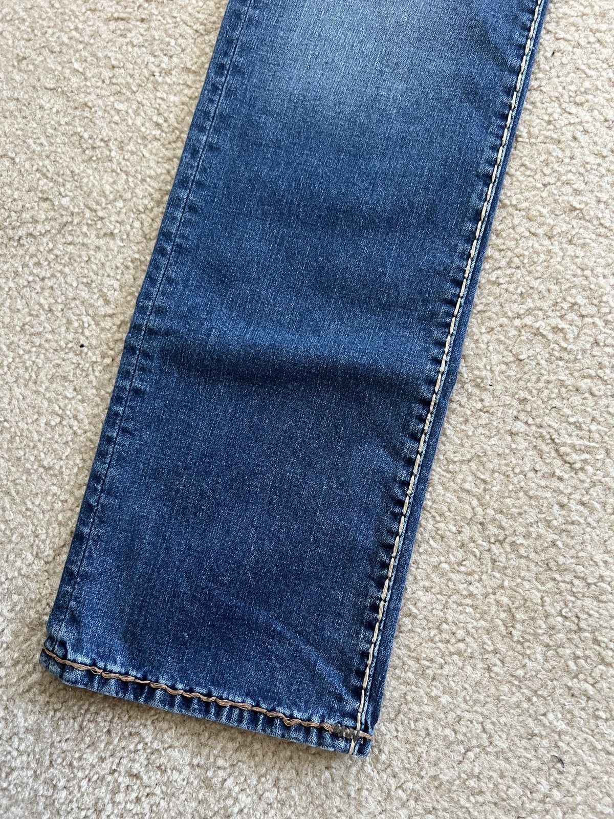 True Religion Super t straight leg relaxed fit denim jeans flap pockets 30 Size US 30 / EU 46 - 13 Thumbnail