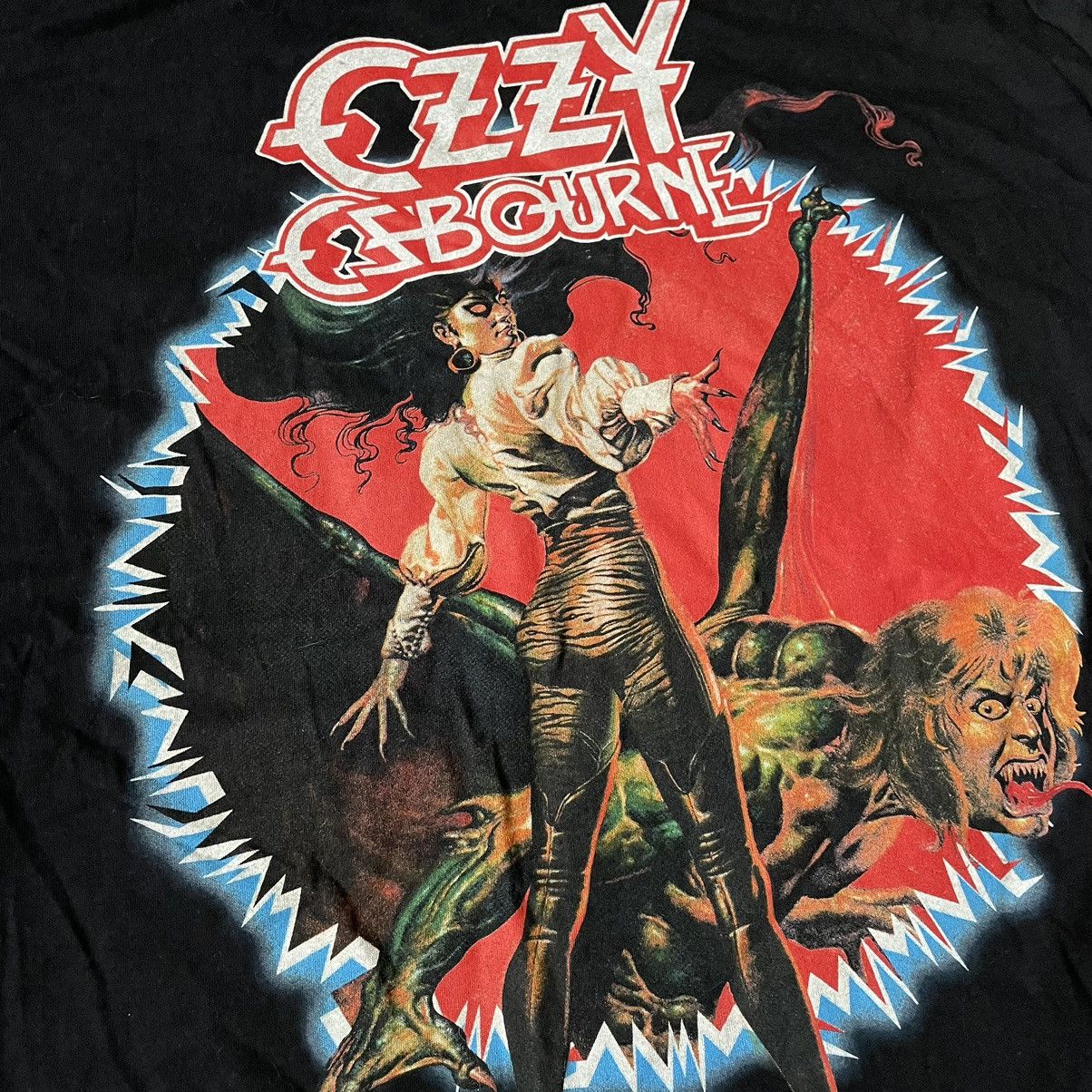 Band Tees Vintage RIP Ozzy Osborne Dead Face Horror Tee Size US M / EU 48-50 / 2 - 6 Thumbnail