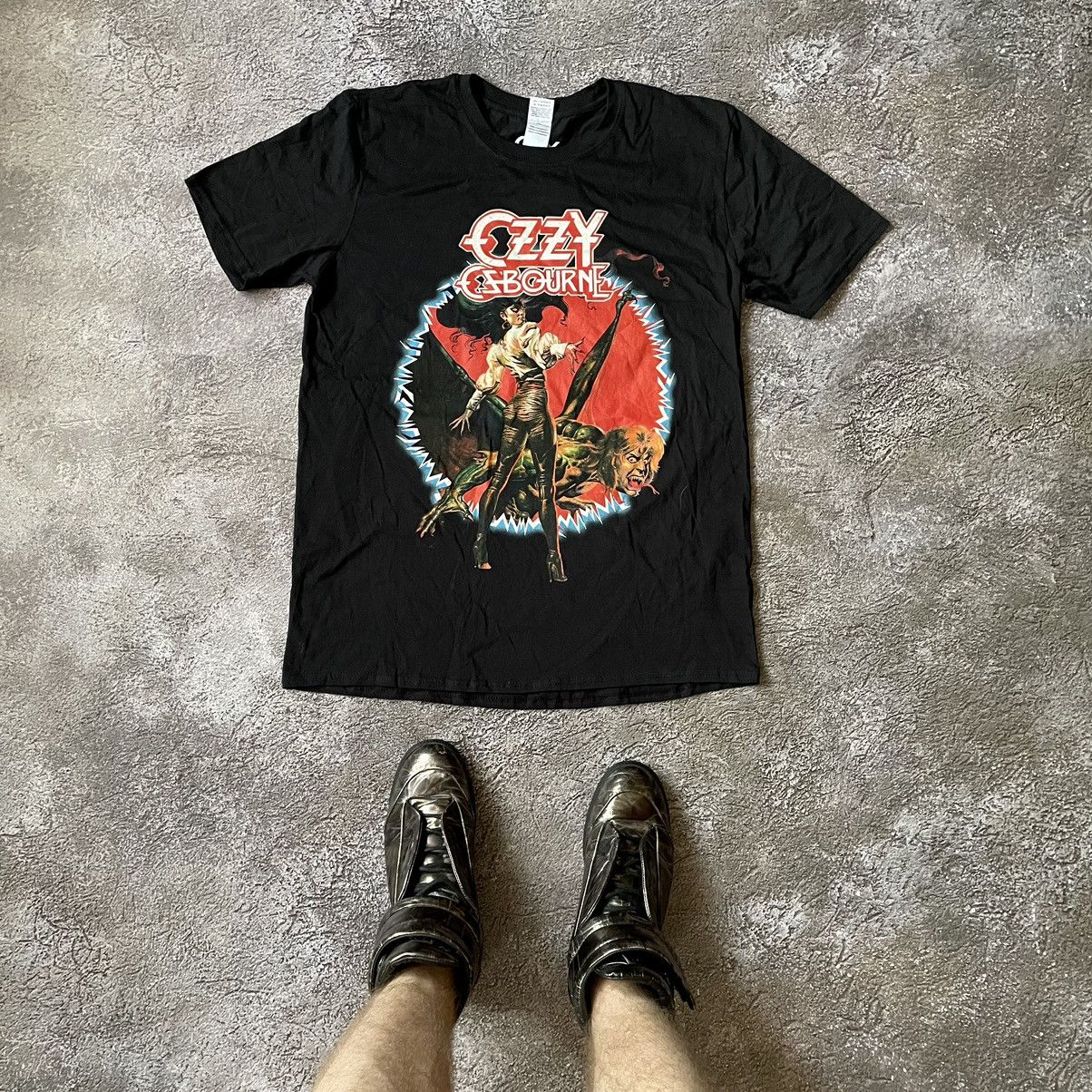 Band Tees Vintage RIP Ozzy Osborne Dead Face Horror Tee Size US M / EU 48-50 / 2 - 1 Thumbnail