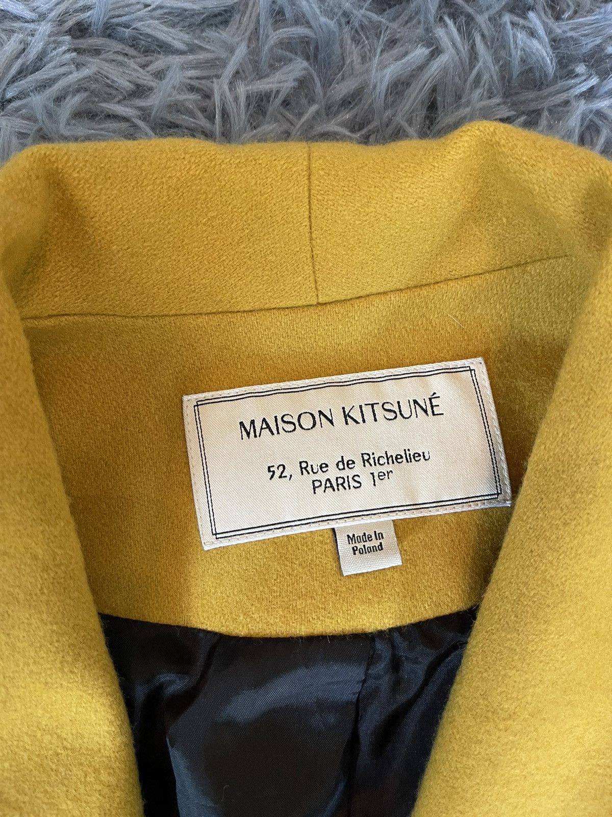 Japanese Brand × Maison Kitsune Maison Kitsune cashmere + wool blazer Size S / US 4 / IT 40 - 4 Thumbnail