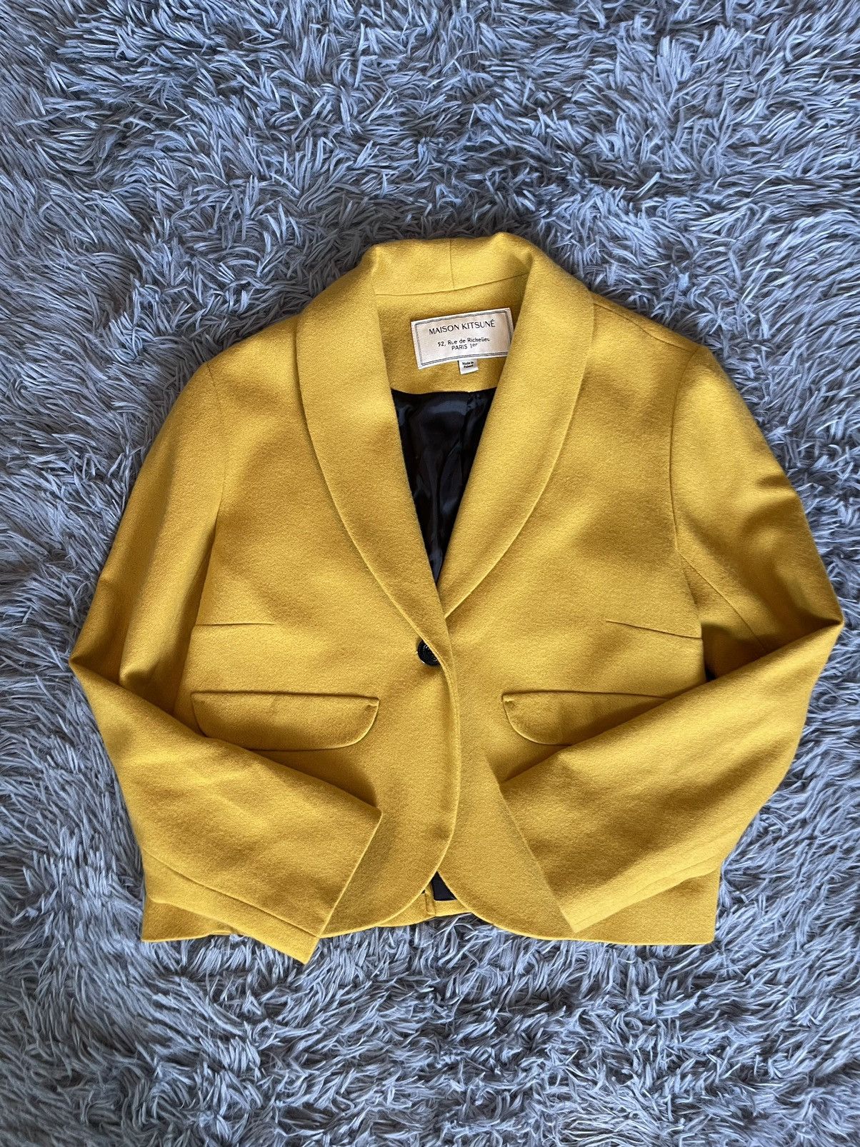 Japanese Brand × Maison Kitsune Maison Kitsune cashmere + wool blazer Size S / US 4 / IT 40 - 2 Thumbnail