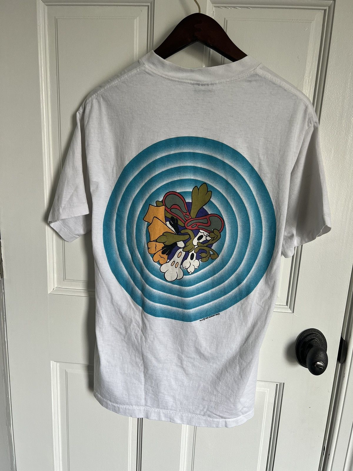 T-shirt Vintage Warner Bros. Wile E. Coyote, Taille L Homme, état Très Bon