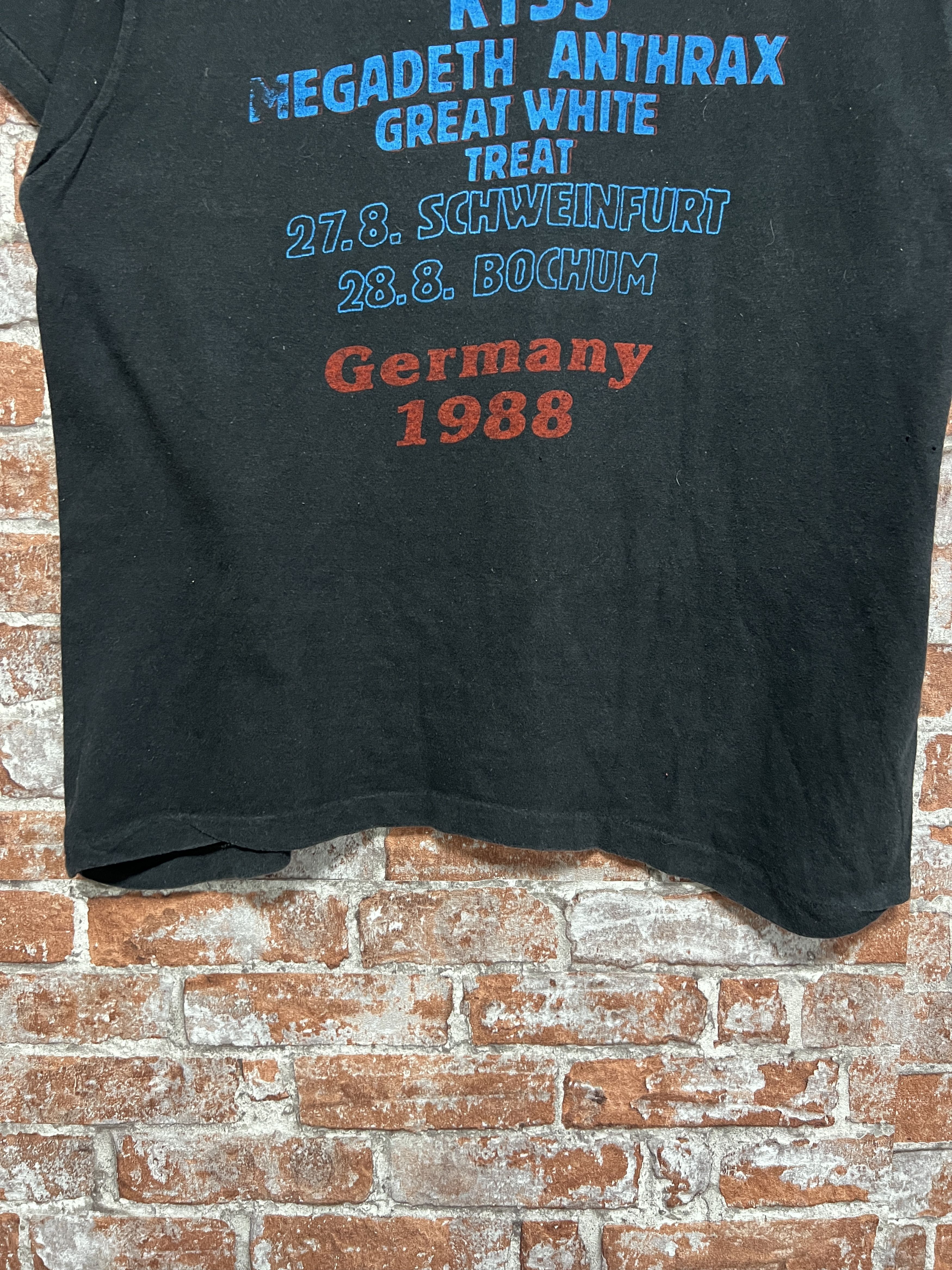Band Tees × Vintage Vintage 1988 Monsters of Rock Germany Festival T-shirt Size US XL / EU 56 / 4 - 16 Thumbnail