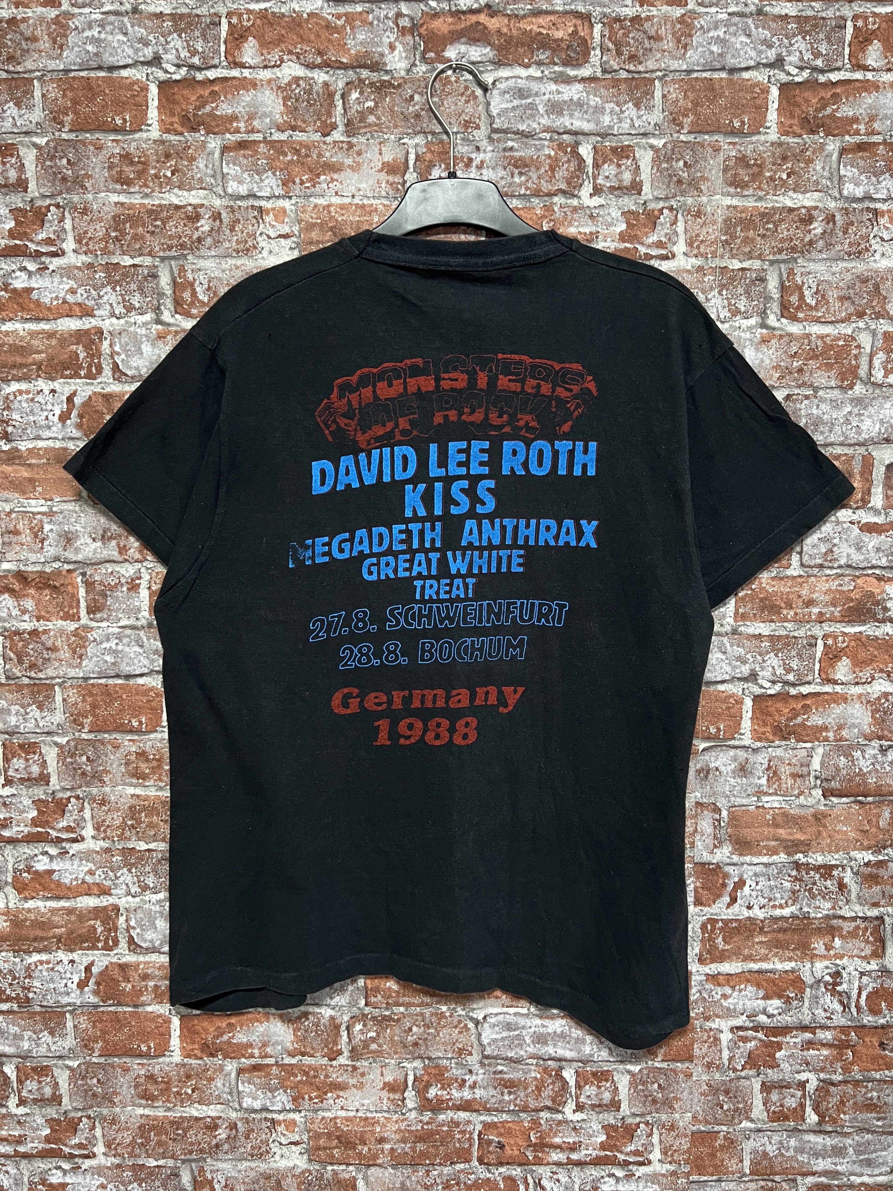 Band Tees × Vintage Vintage 1988 Monsters of Rock Germany Festival T-shirt Size US XL / EU 56 / 4 - 2 Thumbnail