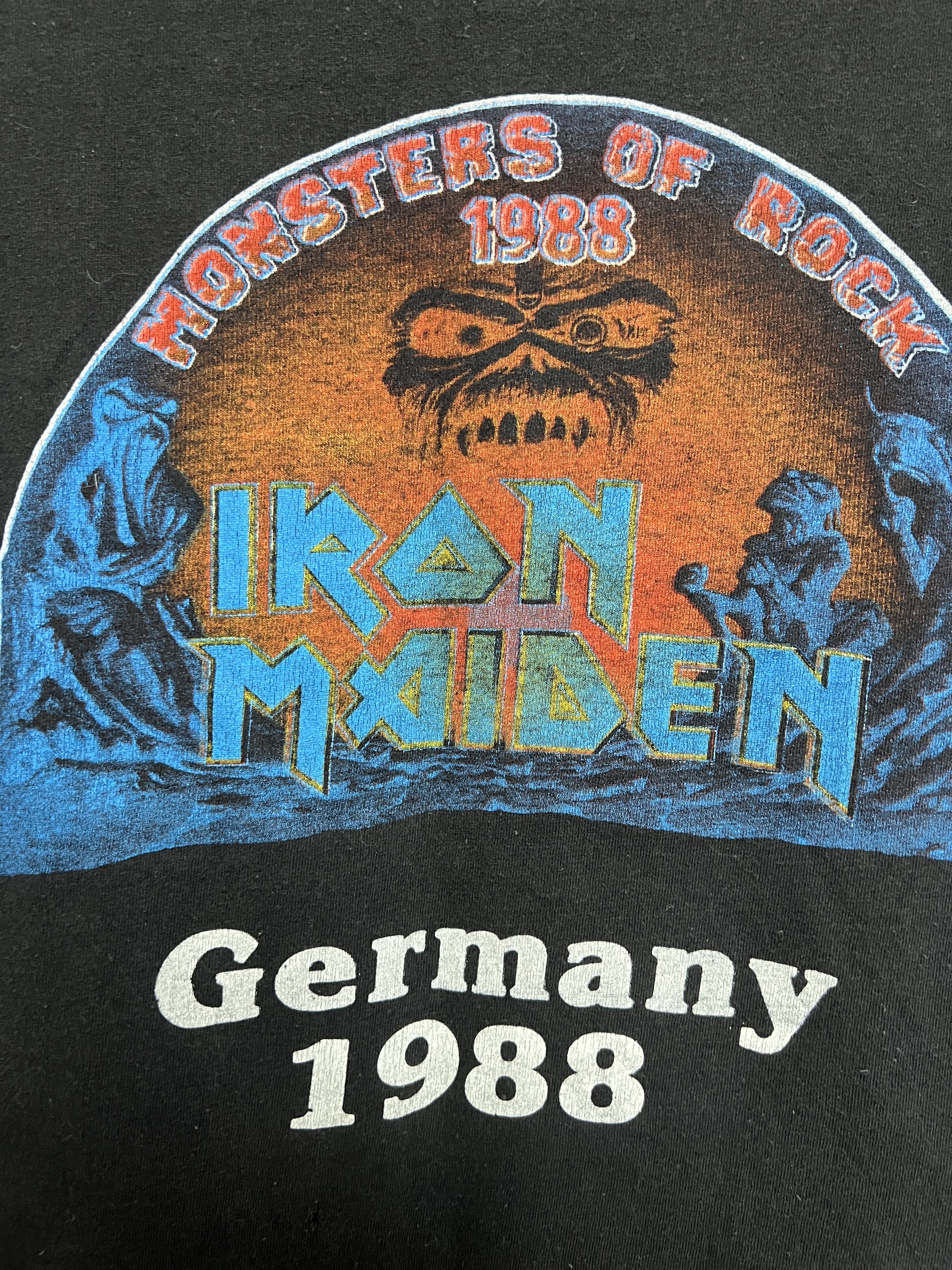Band Tees × Vintage Vintage 1988 Monsters of Rock Germany Festival T-shirt Size US XL / EU 56 / 4 - 12 Thumbnail