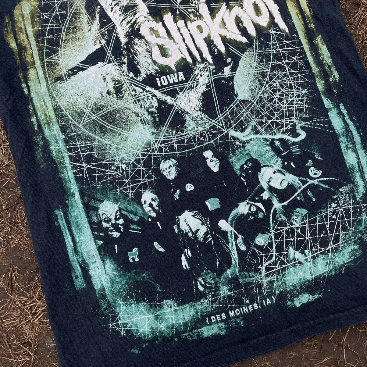 Vintage Vintage Y2K Slipknot Graphic Tee Band Grunge Thrashed Boxy M Size US M / EU 48-50 / 2 - 6 Thumbnail