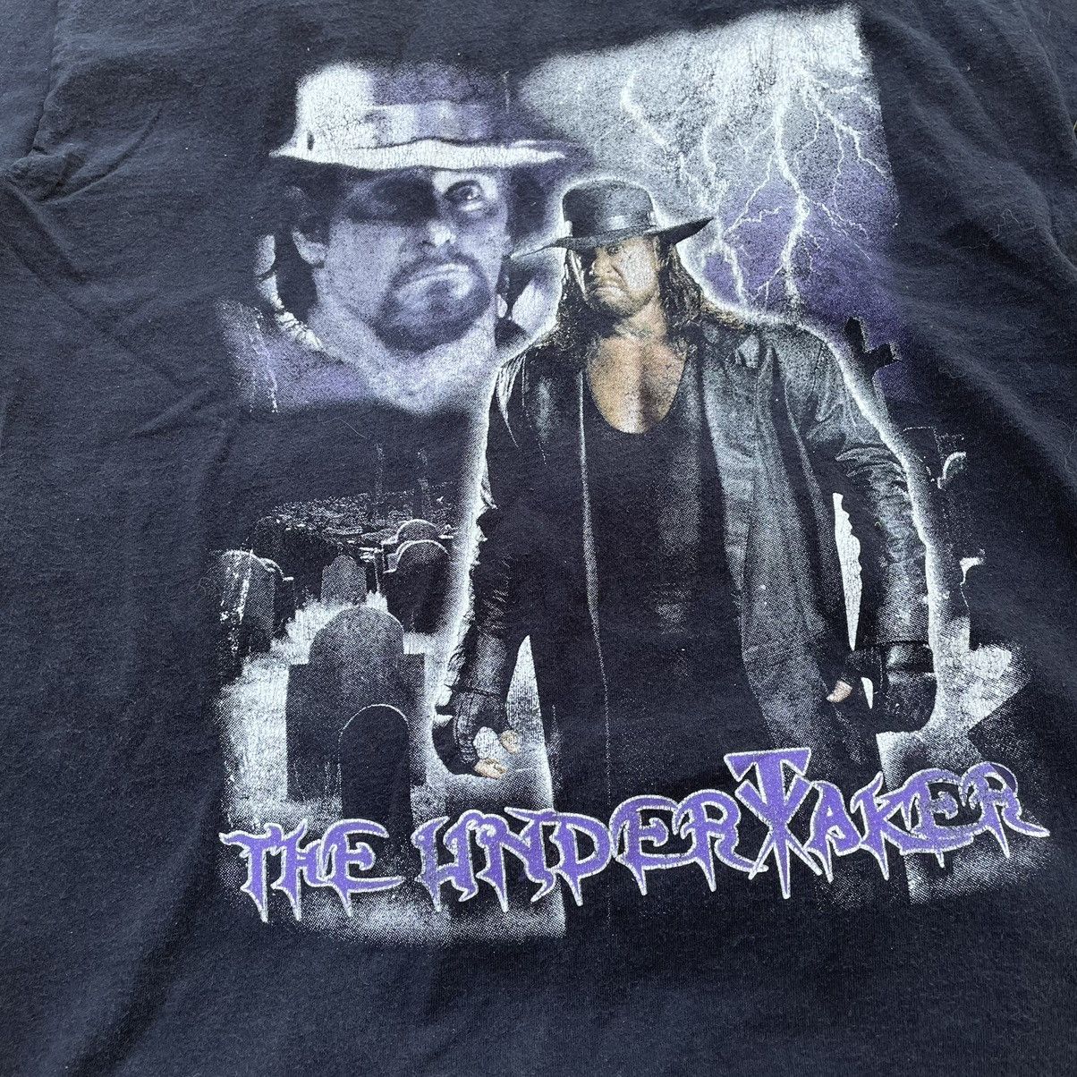 Vintage Vintage Y2K Undertaker WWE Graphic Tee Sun Faded Grunge S Size US S / EU 44-46 / 1 - 4 Thumbnail
