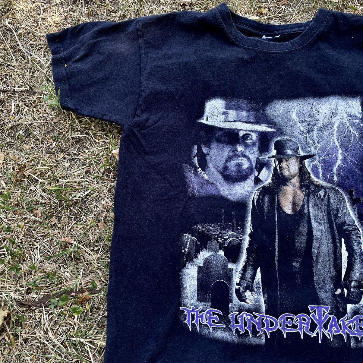 Vintage Vintage Y2K Undertaker WWE Graphic Tee Sun Faded Grunge S Size US S / EU 44-46 / 1 - 2 Thumbnail