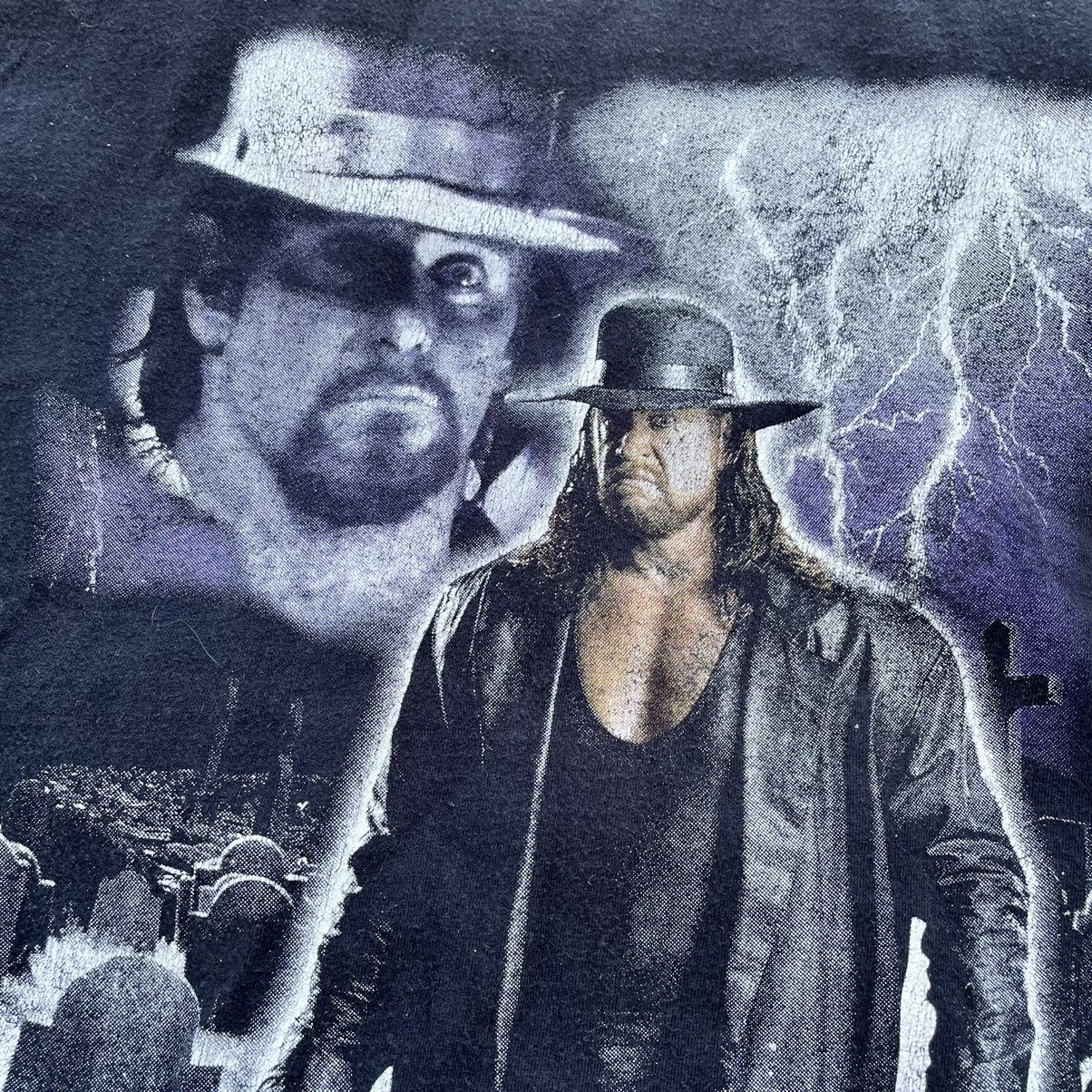 Vintage Vintage Y2K Undertaker WWE Graphic Tee Sun Faded Grunge S Size US S / EU 44-46 / 1 - 5 Thumbnail