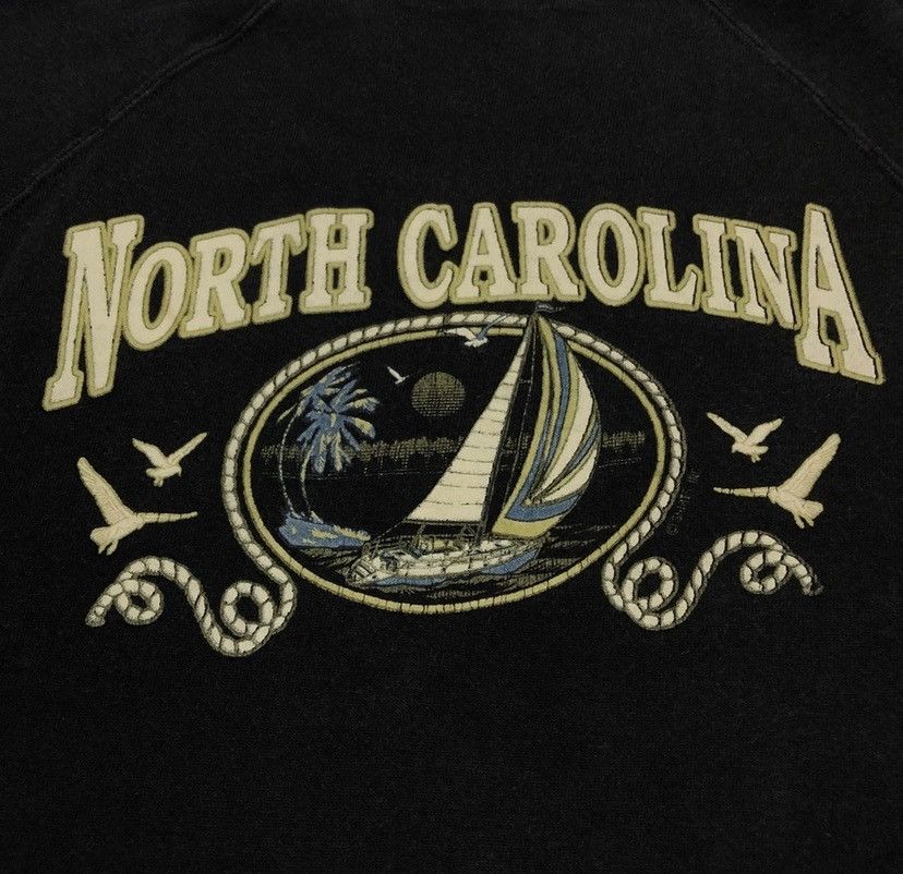 Vintage Vintage 90s north carolina sweatshirt pullover Size US L / EU 52-54 / 3 - 2 Thumbnail