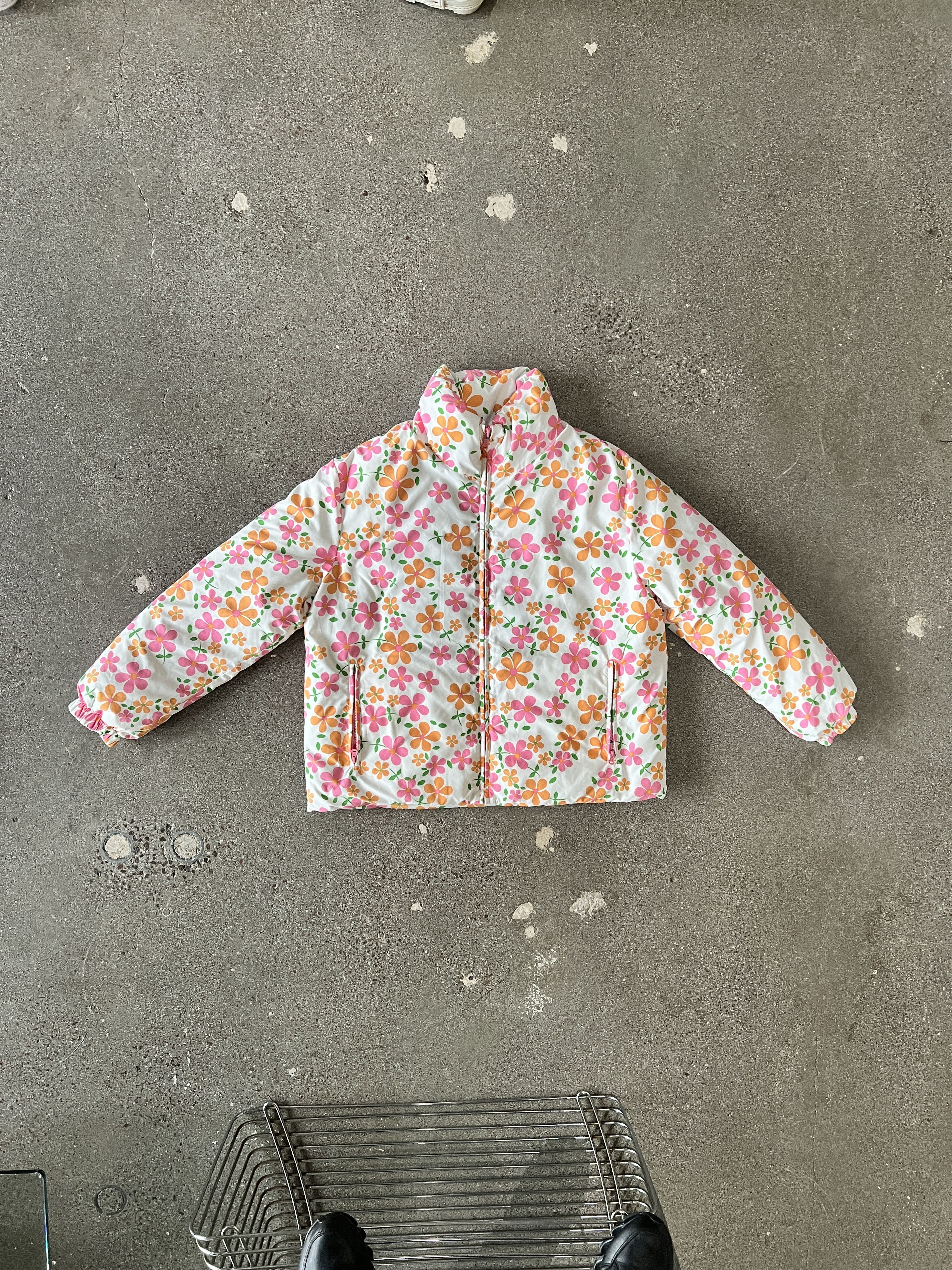 Pre-owned Erl $1330 Floral Print Puffer