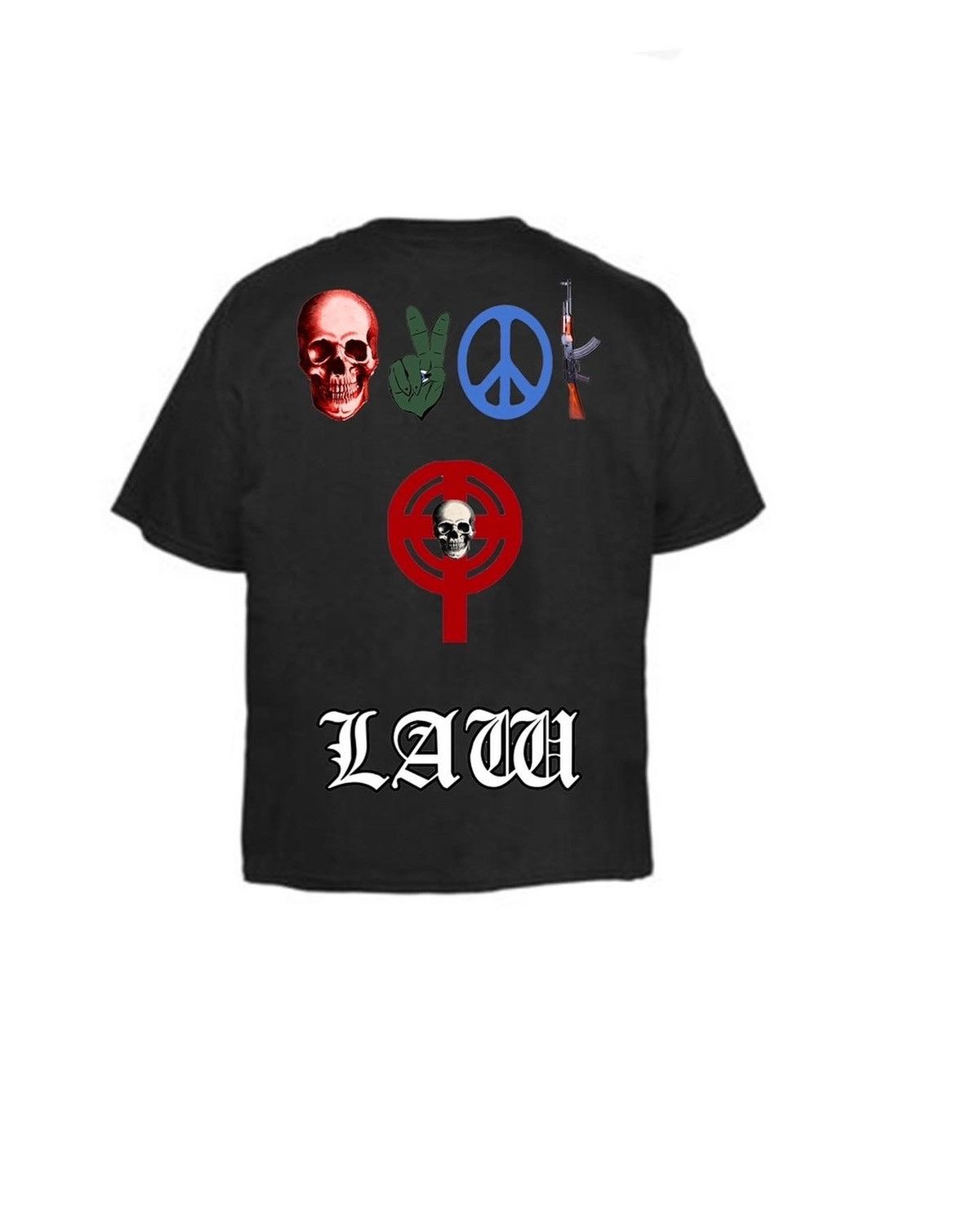 Vintage GFR “The Law” T-Shirt Size US XL / EU 56 / 4 - 4 Thumbnail